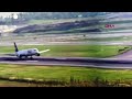 Turchia, spettacolare atterraggio di emergenza di un aereo cargo a Istanbul