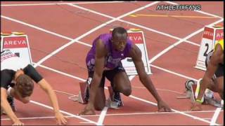 IAAF Diamond League (Paris) 100m M - Bolt vs Powell - 16/7/2010