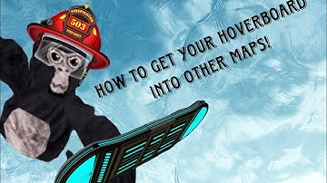 How to get your hoverboard into other maps in gorilla tag!
