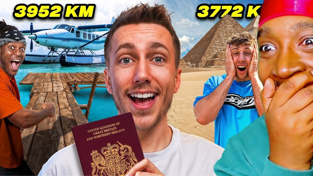 AMERICAN REACTS TO SIDEMEN HOW FAR CAN YOU GET IN 24 HOURS