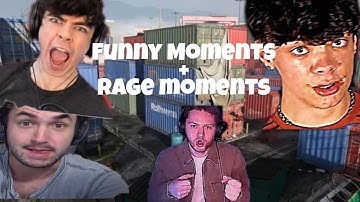 Top Funny + Rage Moments of CoDM Youtubers (ft. Ferg, Godzly, Bobby, Hawksnest, Noah)  #roadto1k