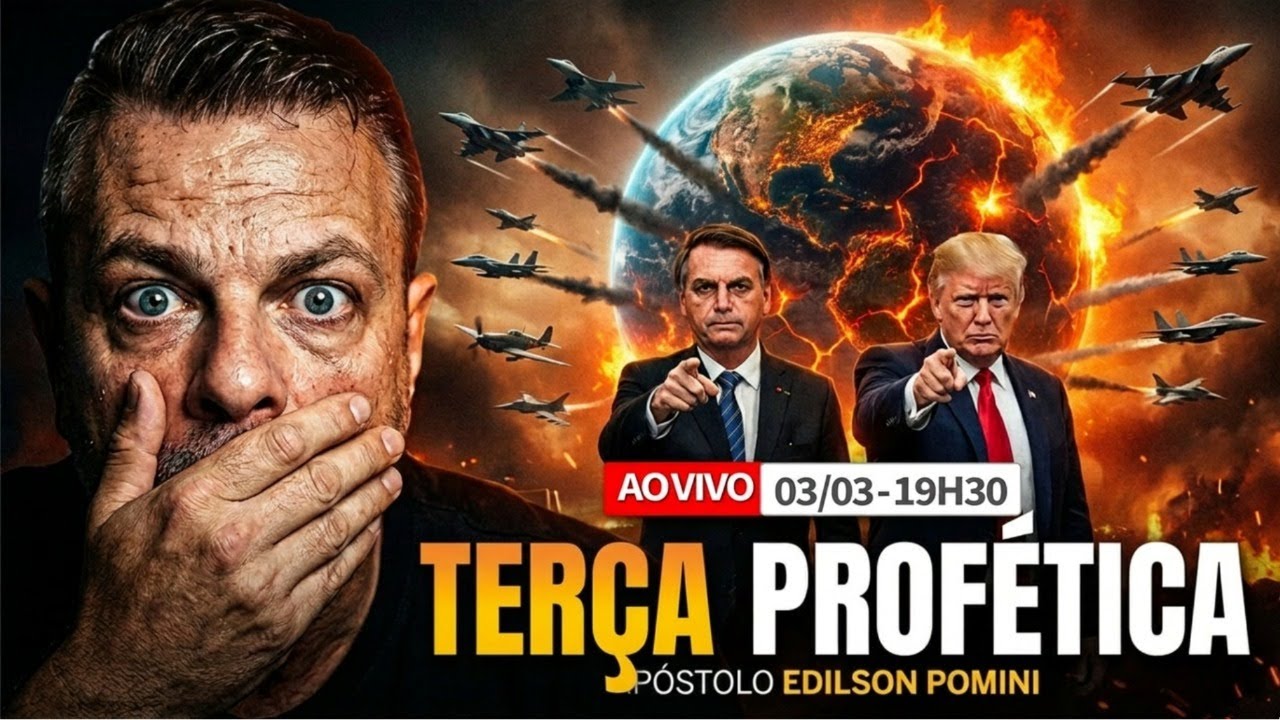 🟢TUDO QUE ESTAVA OCULTO SERÁ REVELADO | LIVE COM APÓSTOLO EDILSON POMINI