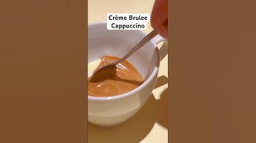 Thumbnail of Crème Brulee Cappuccino!  #asmr #barista #music #coffee #recipe #cremebrulee #viral #viralvideo #bar