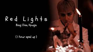 Stray Kids (Bang Chan, Hyunjin) - '강박' Red Lights (sped up) 1 HOUR LOOP