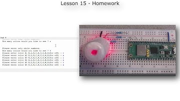 Raspberry Pi Pico W - Lesson 15 Homework Solution