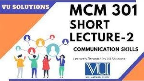 MCM 301 SHORT LECTURES 23 32  MCM 301 SHORT NOTES FOR FINAL TERM 2022