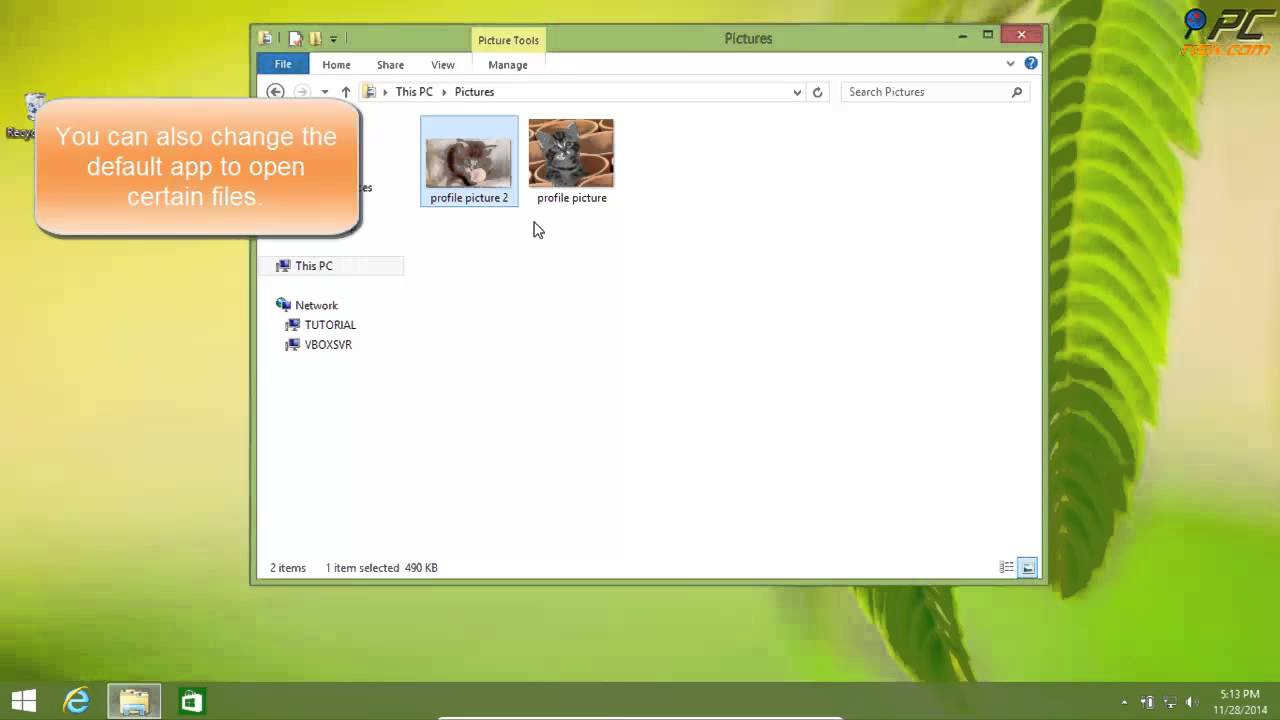 How to open files using different app in Windows 8.1? - YouTube