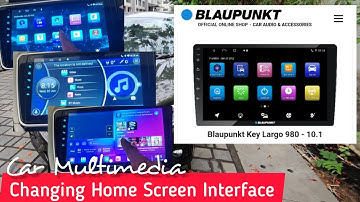 Changing Home Screen Interface Blaupunkt KEY LARGO 980 10.1" - #honda #keylargo #blaupunkt #android