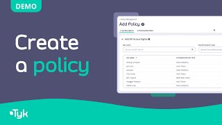 Create a policy