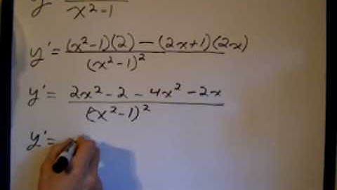 Quotient Rule (2)