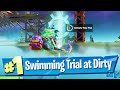 Complete the Swimming Time Trial at Dirty Docks Location - Fortnite Battle Royale
