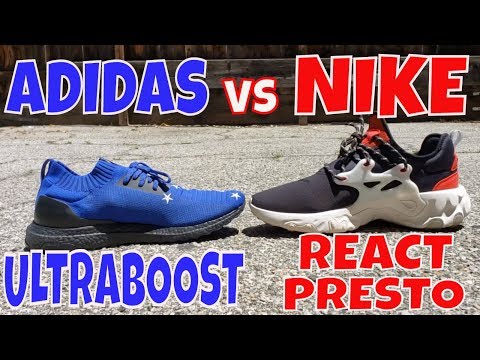 presto react vs ultra boost