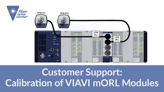 Customer Support: Calibration of VIAVI mORL Modules