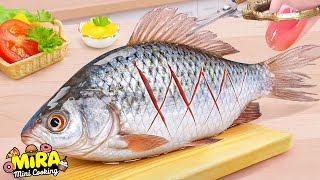 Resep Seafood 🐟 Ikan goreng super lezat dengan saus cabai 💕 Mira Mini Cooking