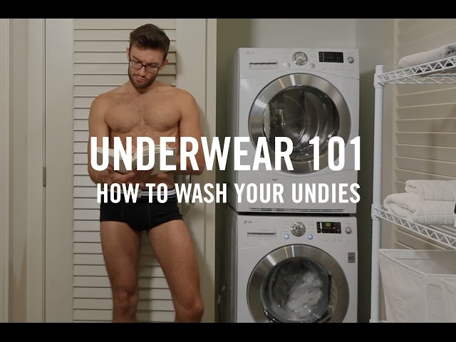 How To Wash Your Underwear For Men With Jared North 