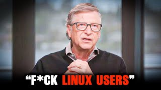 Bill Gates ERUPTS At Linux Users For LEAVING Windows 11...