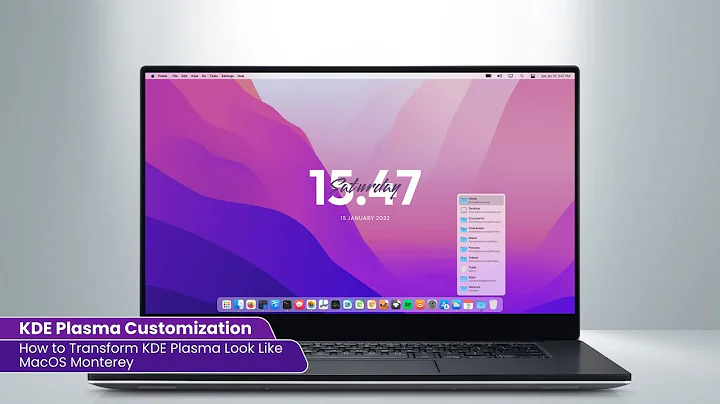 How to Transform Your KDE Plasma Desktop Look Like MacOS Monterey