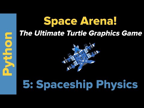 Ultimate Python Turtle 그래픽 자습서 : Space Arena 5 (플레이어 우주선 이동)