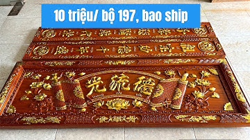 👉 10 triệu/ bộ hoành phi câu đối đẹp | hoành phi lồng cuốn thư gỗ hương đỏ