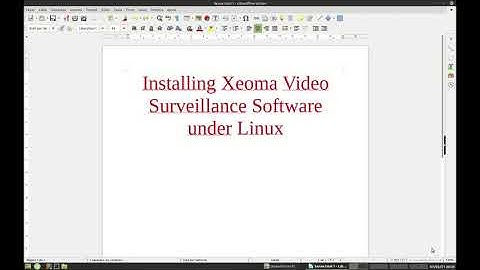 Installing Xeoma Video Surveillance Software under Linux