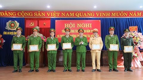 VIDEO: Công an huyện tổng kết công tác năm 2024, triển khai chương trình công tác năm 2025