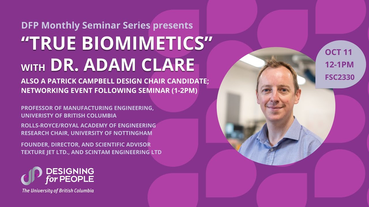 Adam Clare: True Biomimetics - YouTube