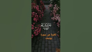 تلاوة من سورة يوسف عليه السلام #nature #اكسبلور #quran