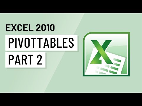 Excel 2010: PivotTables