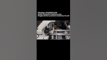 Double Heads Chamfering Machine #machine #fasteners #chamferingmachine #chamfering