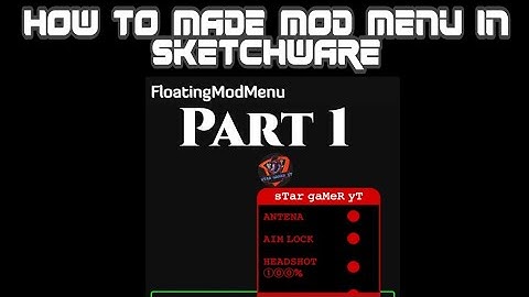 How to made mod menu Part 1