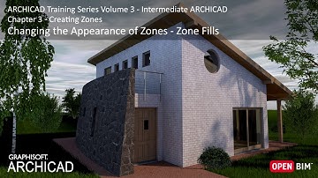 Changing the Appearance of Zones – Zone Fills - ARCHICAD Training Series 3 – 23/52