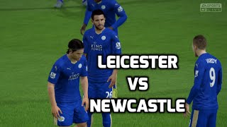 [hd] leicester city vs newcastle premier league 14 mars 2016 fifa 16
fr 1080p60