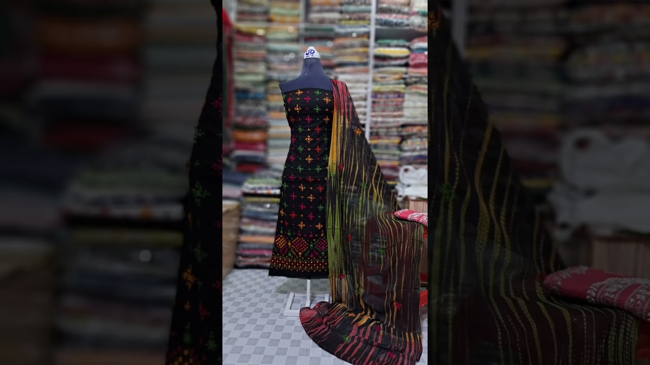 Afghani Embroidery Suits, Lawn 3pc with Tie & Dye Chiffon Dupatta 📲 +92 333 5455651 to order