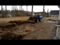 DIY wheel loader digging clay