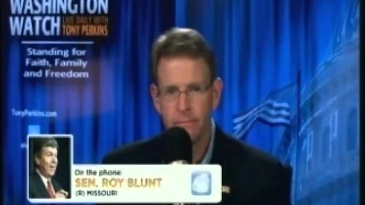 Senator Blunt Joins Tony Perkins Of The Family Research Council To Discuss the IRS Scandal 5/13/13