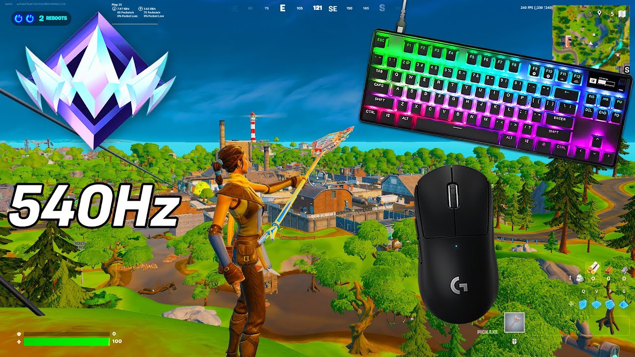 SteelSeries Apex Pro TKL ASMR 😴 Fortnite OG Ranked Reload