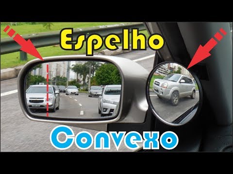 Vídeo: Por que o espelho convexo é usado em carros?