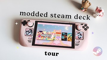💗 what’s on my pink steam deck? | themes + steam deck plugins tutorial | cozy steam deck games | MOD
