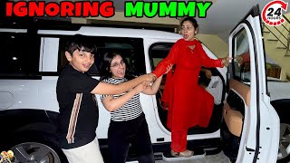 Download Lagu IGNORING MUMMY | For 24 Hours | Funny Vlog | Aayu and Pihu Show MP3