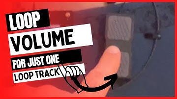 How to Control Loop Volume for ONE Track! Boss RC-600 & RC-505mkii