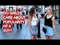 Do girls care about popularity of a guy?