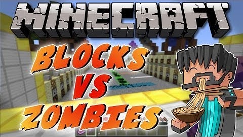 Minecraft Mini-Game : Blocks vs Zombies w/ Thinknoodles & Friends