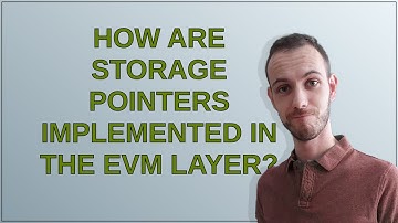 Ethereum: How are storage pointers implemented in the EVM layer?