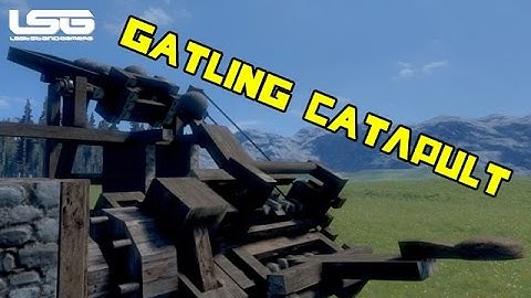 Medieval Engineers - Automatic Gatling Catapult