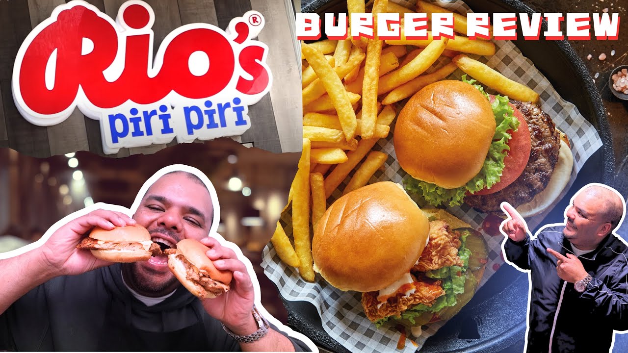 Peri Rio Trying Rio's Piri Piri Burger! UK Food Review | Finding The Best Burger ...