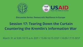 (Ukrainian) March 2022 IFES discussion; Tearing Down the Curtain: Countering Kremlin’s Info War
