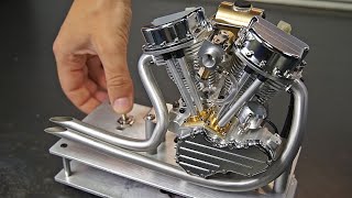 Micro 18.2Cc Panhead V-Twin