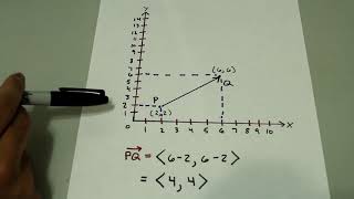 Calculus 3: Understanding Component Form of Vectors and How to Write Vectors in Component Form