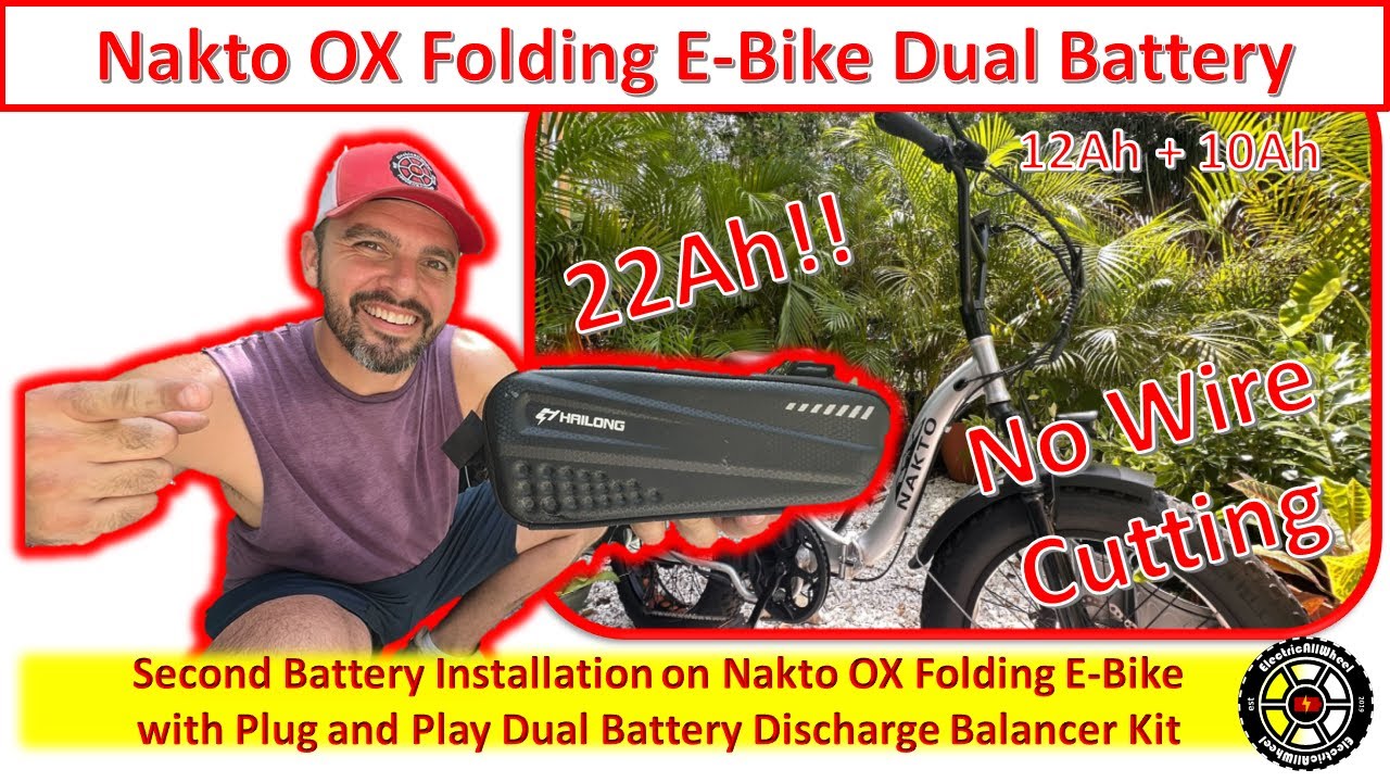 Nakto OX Electric bike Plug & Play Dual Battery Discharge Balancer